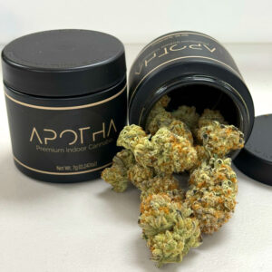 image of cobra chi marijuana buds in a jar from apotha growers in mississippi